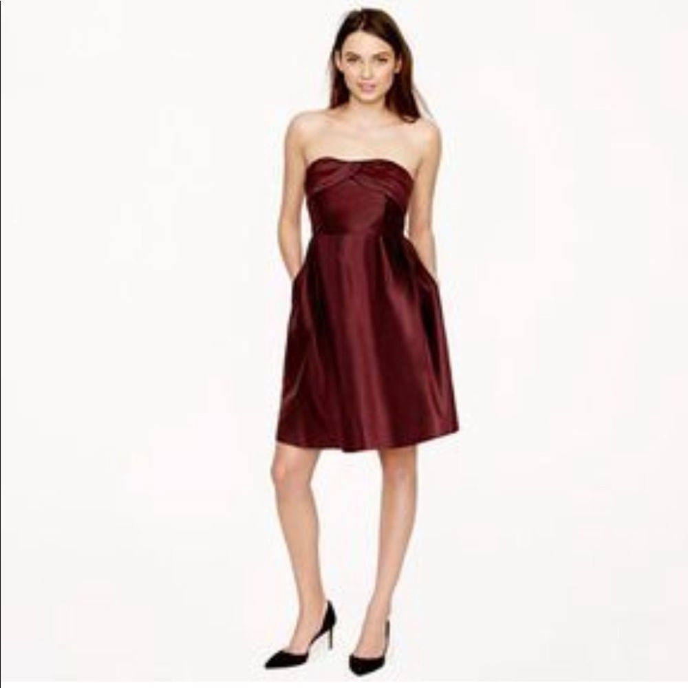 NWT J.Crew Erin dress in silk dupioni size 14